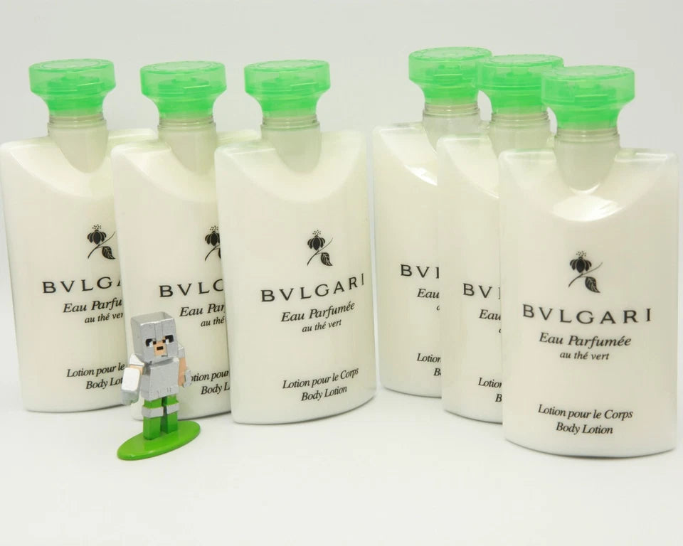 BVLGARI au Thé Vert (Green Tea) Body Lotion, Set of 6 - 6x75ml (450ml Total)