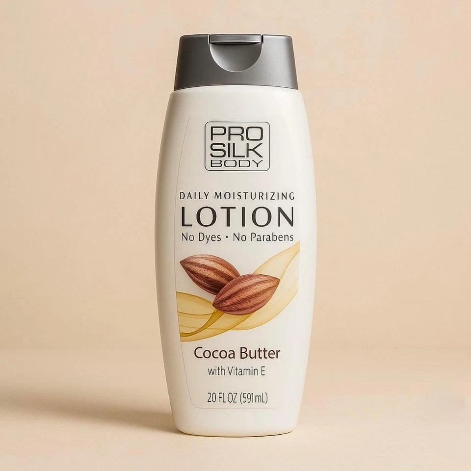 Pro Silk Body Daily Moisturizing Lotion Cocoa Butter + Vitamin E 20 fl oz